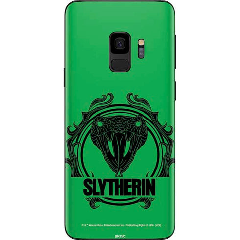 Wizarding Worlds Harry Potter Slytherin Illustration Galaxy S9 Skin
